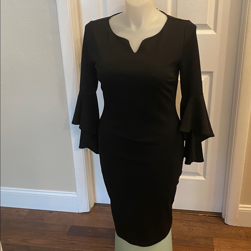 Woman’s Black Dress